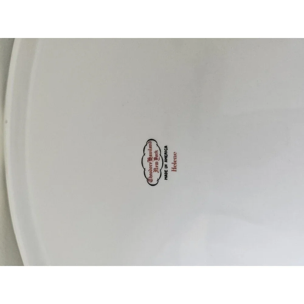Theodore Haviland New York Oval Serving Platter Pattern Helene 16.5 Inches